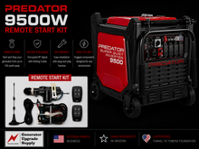 Load image into Gallery viewer, Plug & Play Remote Start and Stop Kit for Predator 9500w Inverter Generator