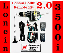 Load image into Gallery viewer, Plug & Play Remote Start & Stop Kit for Loncin 3500i