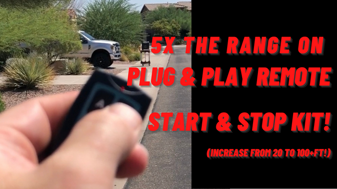 5X Your Remote Start and Stop Range! (Quick and Easy Update)