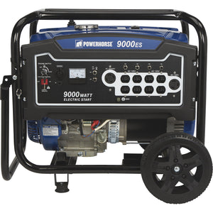 Powerhorse Portable Generator — 9000 Surge Watts, 7250 Rated Watts, Electric Start