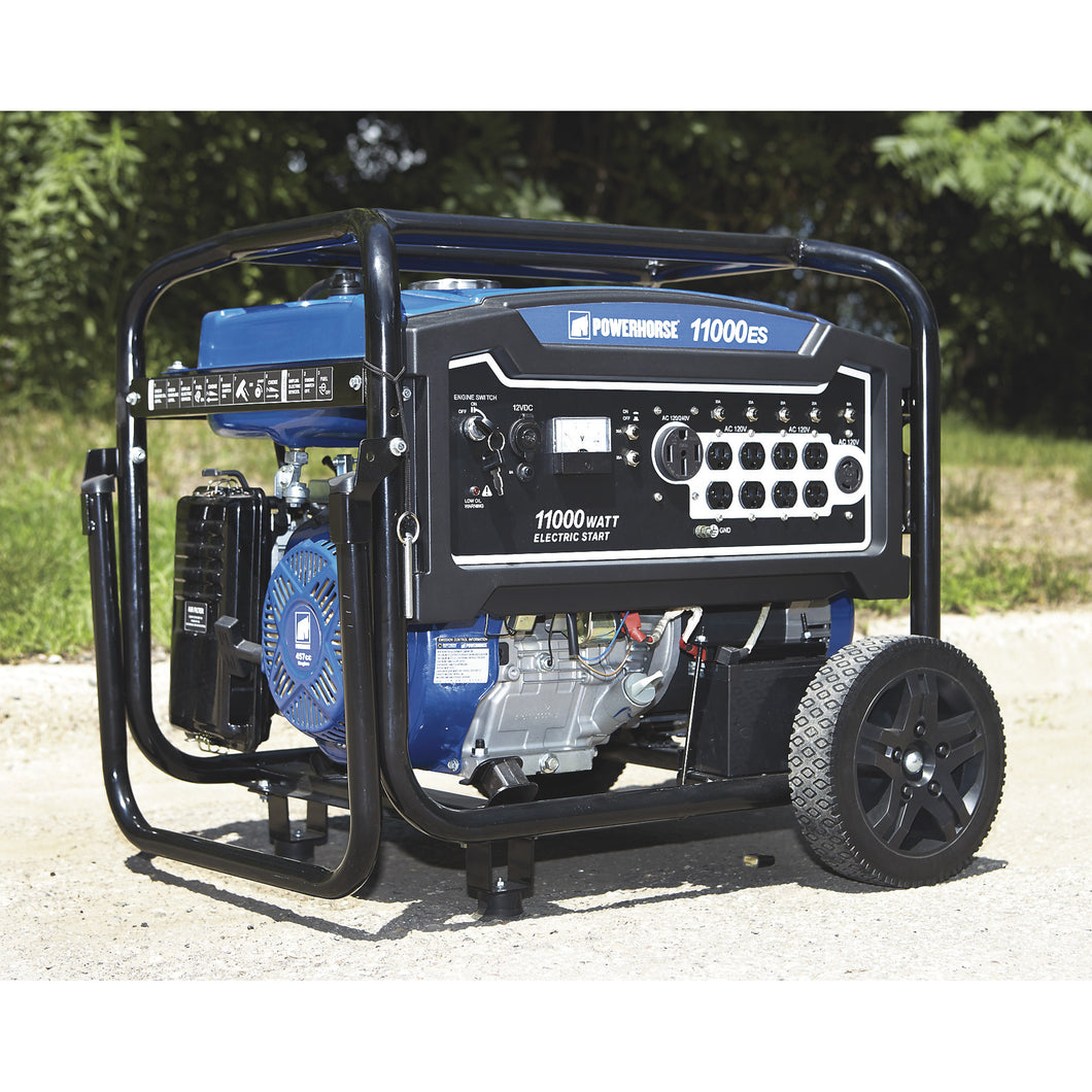 Powerhorse Portable Generator — 11,000 Surge Watts, 8400 Rated Watts, Electric Start
