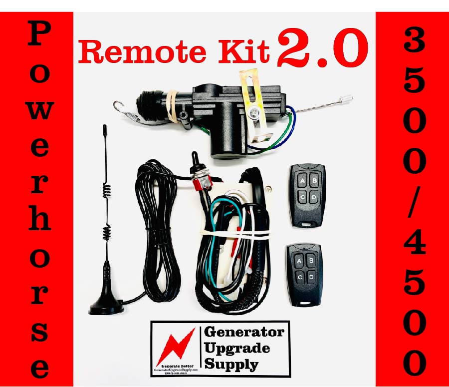 Plug & Play Remote Start & Stop Kit for Powerhorse 3500/4500w