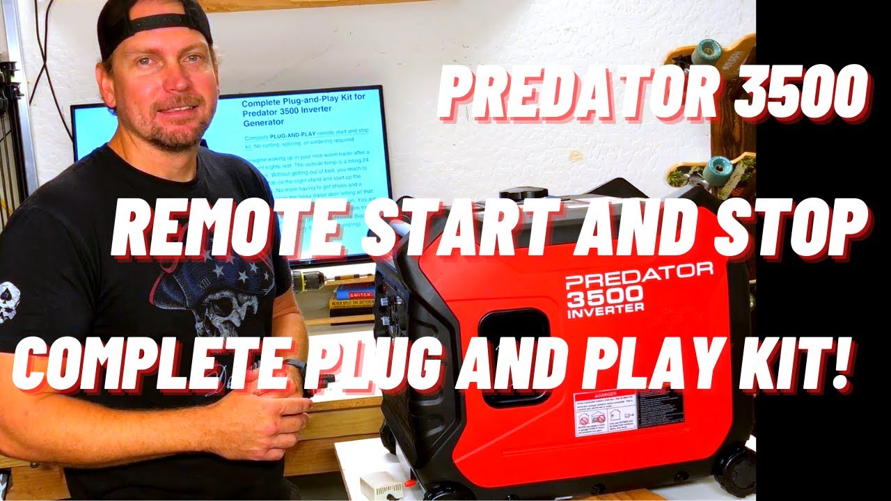 Plug & Play Remote Start & Stop Kit for Predator 3500 – Generator Upgrade  Supply